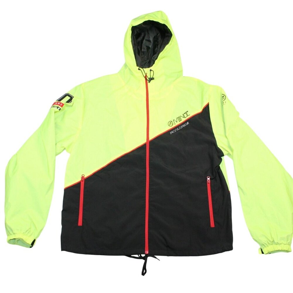 Mint Worldwide 2XL Full Zip Multicolored Hip Hop Urban Street-wear Hooded Jacket